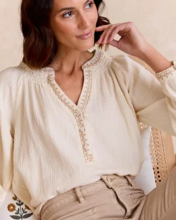Polin et moi Berenice Neckline Blouse