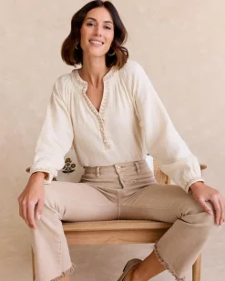 Polin et moi Berenice Neckline Blouse