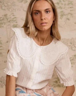 Polin et moi Blouse à col Simona