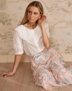 Polin et moi Blouse à col Simona