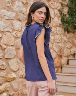 Polin et moi Blouse brodée Greta