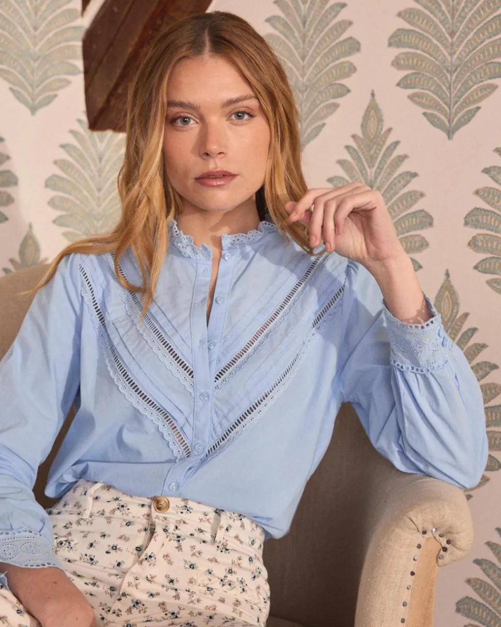 Polin et moi Blouse Broderie Alex