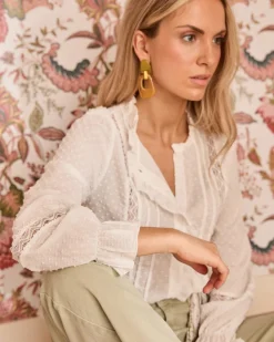 Polin et moi Blouse broderie Sabrina