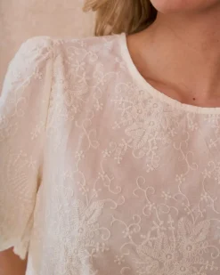 Polin et moi Blouse Claire Broderie