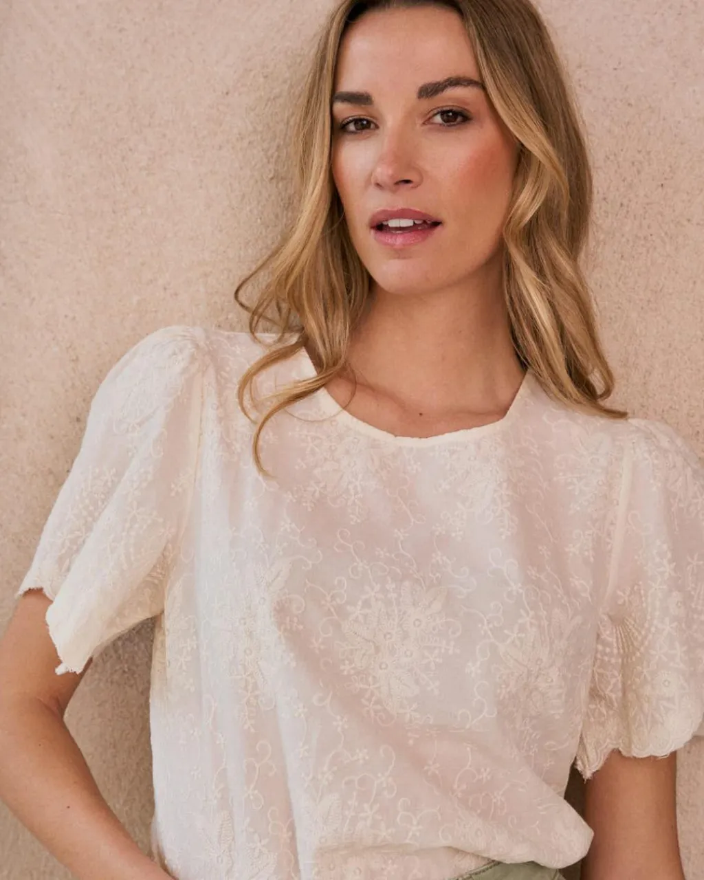 Polin et moi Blouse Claire Broderie