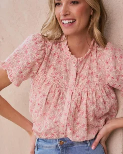 Polin et moi Blouse Garine Fleurs