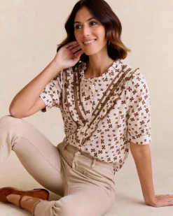 Polin et moi Blouse imprimée Astera