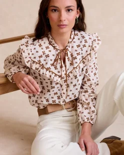 Polin et moi Blouse imprimée Azucena