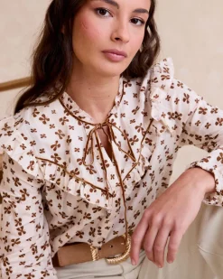 Polin et moi Blouse imprimée Azucena