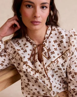 Polin et moi Blouse imprimée Azucena