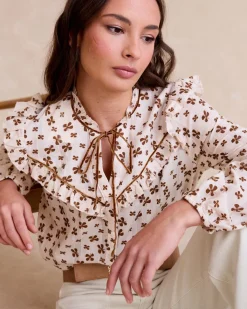 Polin et moi Blouse imprimée Azucena