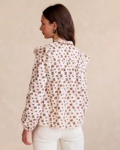 Polin et moi Blouse imprimée Azucena