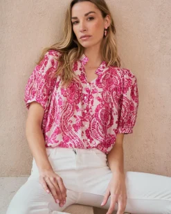 Polin et moi Blouse imprimée Elisabeth