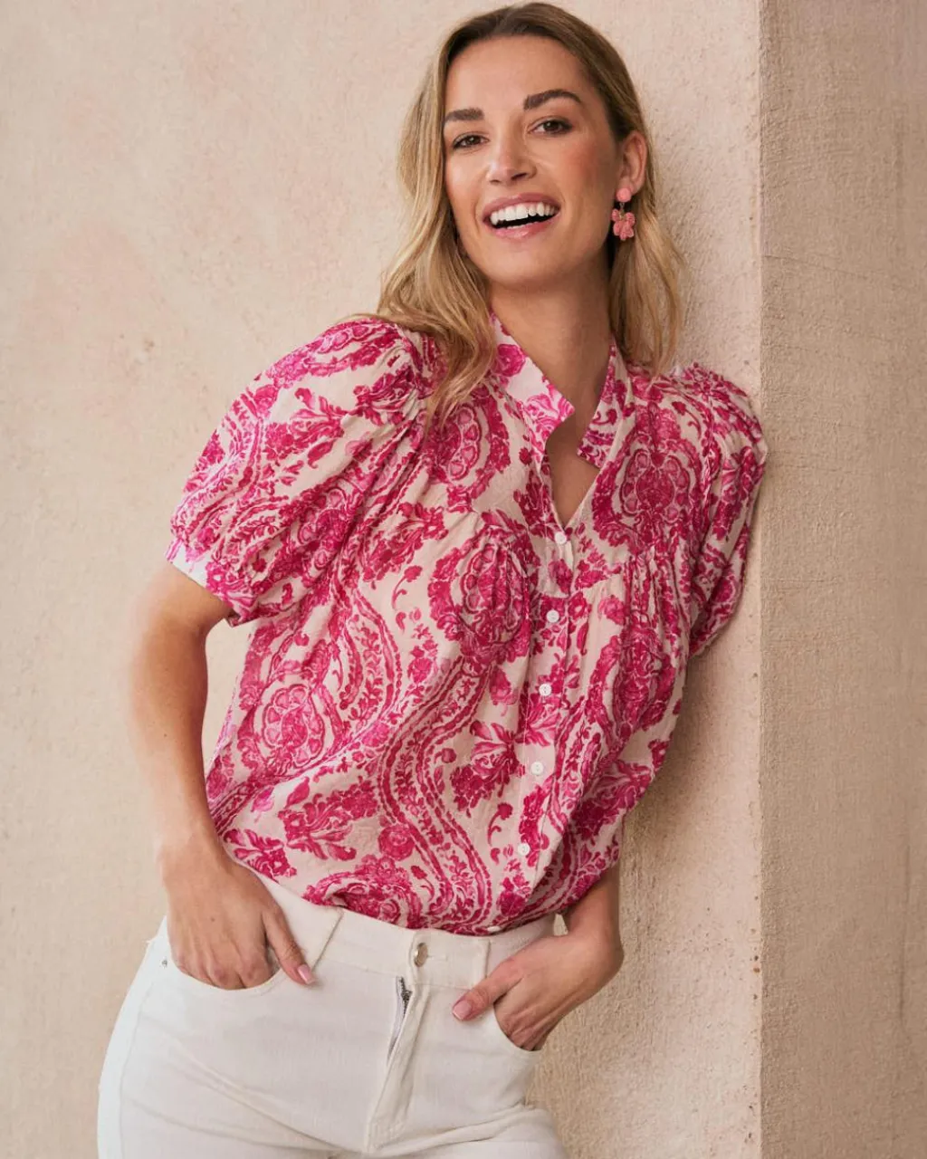 Polin et moi Blouse imprimée Elisabeth