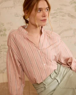 Polin et moi Blouse rayée Linda en lurex