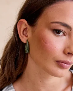 Polin et moi Boucle d’oreille Cannes Green Drop