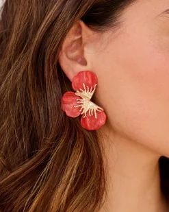 Polin et moi Boucles d’oreilles demi-grain