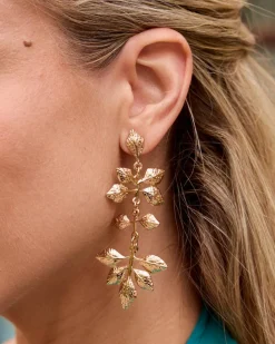 Polin et moi Boucles d’eilles feuille d’