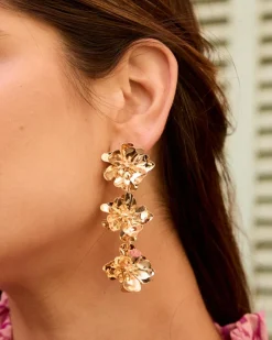 Polin et moi Boucles d’eilles fleur d’Alura