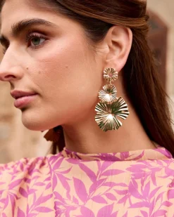 Polin et moi Boucles d’eilles fleur Lisan