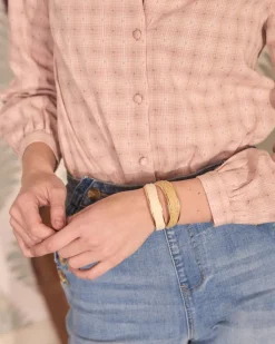 Polin et moi Bracelet en raphia Tsarina