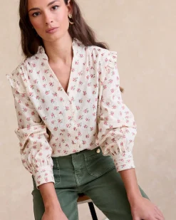 Polin et moi Chemise à fleurs runiques