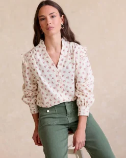 Polin et moi Chemise à fleurs runiques