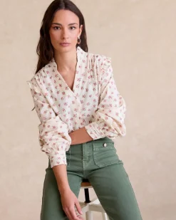 Polin et moi Chemise à fleurs runiques