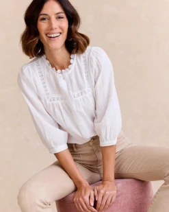 Polin et moi Chemise à manches tulipe