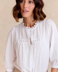 Polin et moi Chemise à manches tulipe