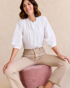 Polin et moi Chemise à manches tulipe