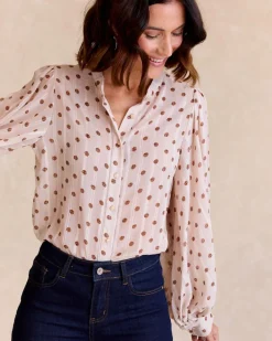 Polin et moi Chemise à pois Nila