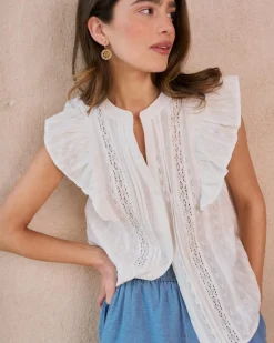 Polin et moi Chemise à volants Ish