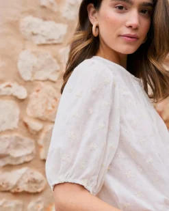 Polin et moi Chemise avec broderie Lua
