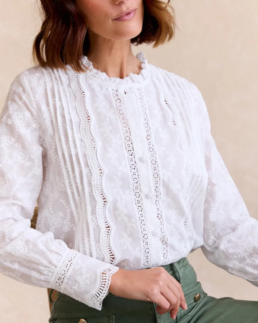 Polin et moi Chemise brodée he