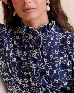 Polin et moi Chemise brodée Guada