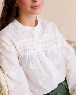 Polin et moi Chemise brodée Lidia