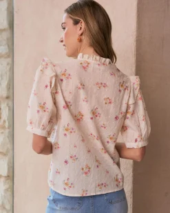 Polin et moi Chemise brodée Nati