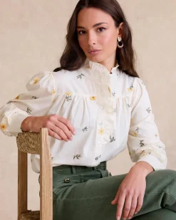 Polin et moi Chemise brodée Sabrina