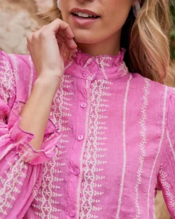 Polin et moi Chemise brodée Tibi