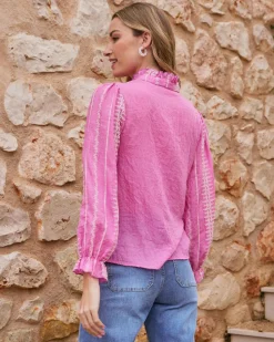 Polin et moi Chemise brodée Tibi