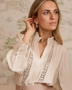 Polin et moi Chemise Cassie Embroidery