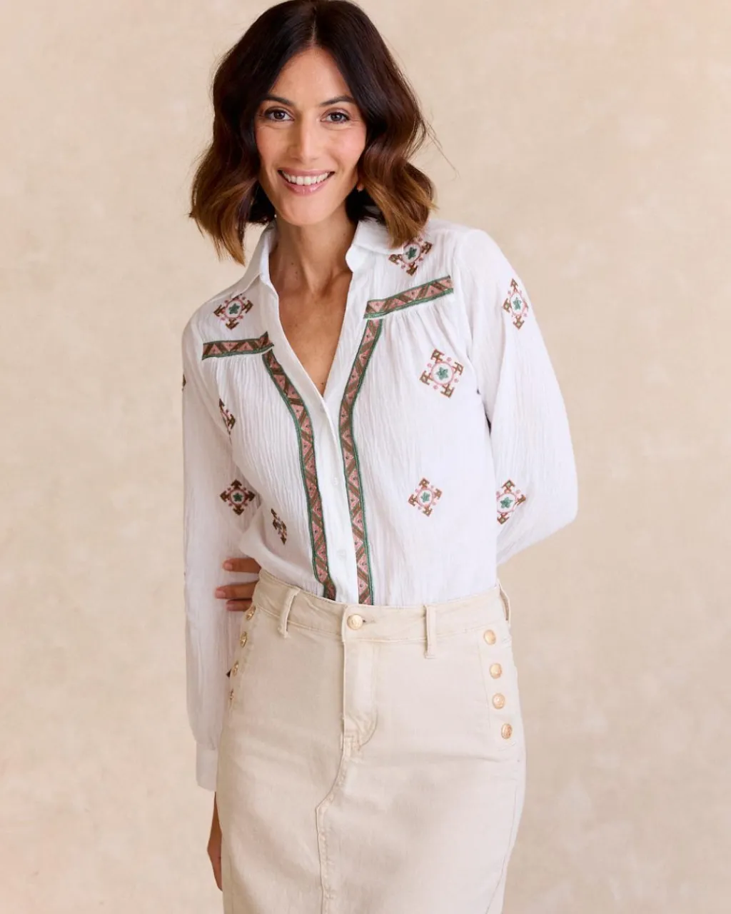 Polin et moi Chemise ethnique Pandora