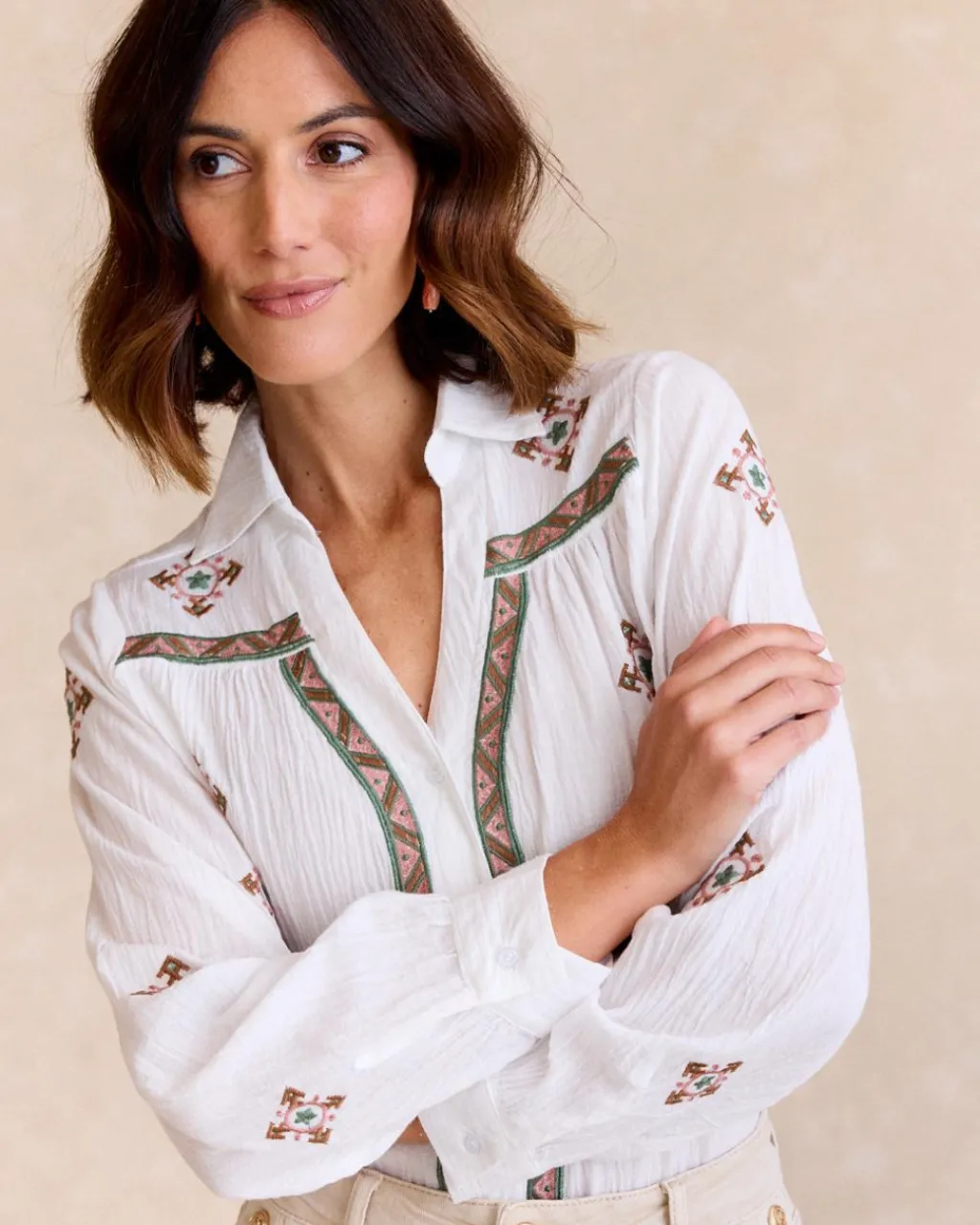 Polin et moi Chemise ethnique Pandora