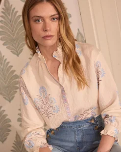 Polin et moi Chemise Eulalia Flowers