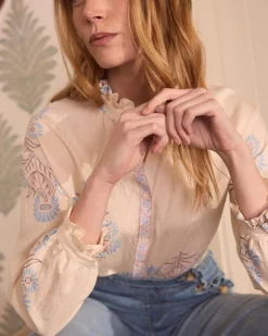Polin et moi Chemise Eulalia Flowers