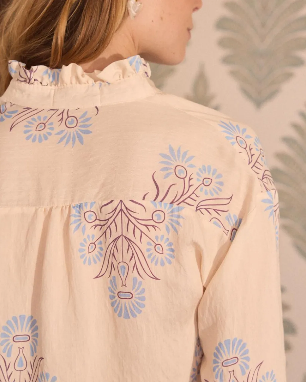 Polin et moi Chemise Eulalia Flowers