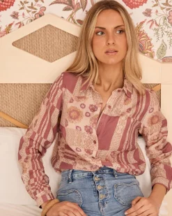 Polin et moi Chemise Patchwork Nimue