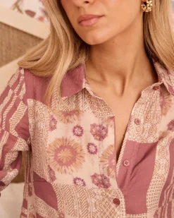 Polin et moi Chemise Patchwork Nimue