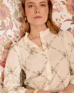 Polin et moi Chemise Perlina Flowers